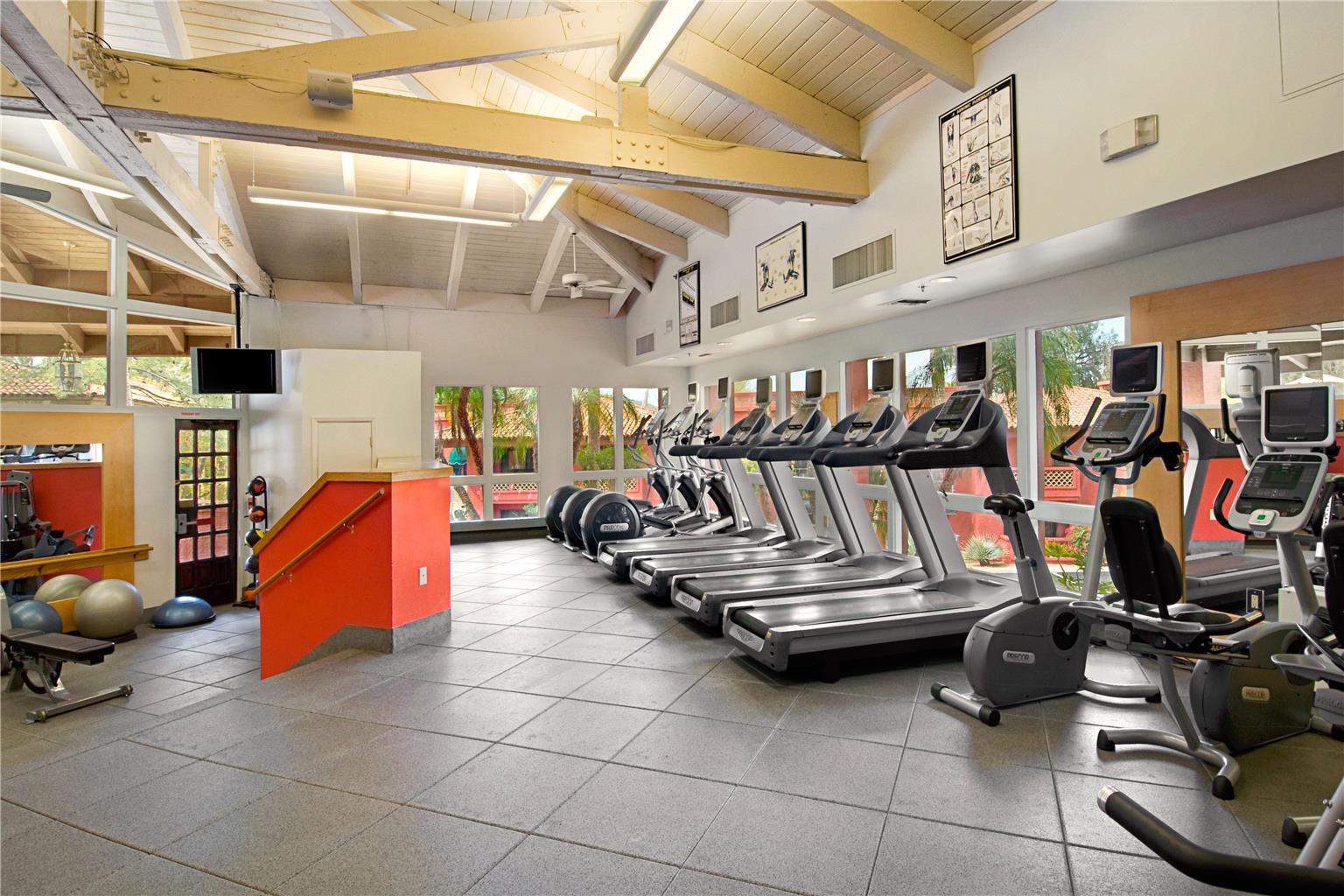 Health club  fitness center  gym