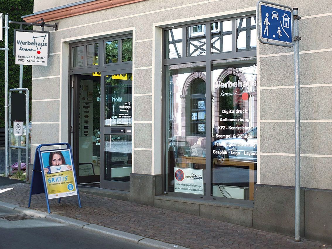 Werbehaus Karasek GmbH, Dalbergstr. 35 in Aschaffenburg