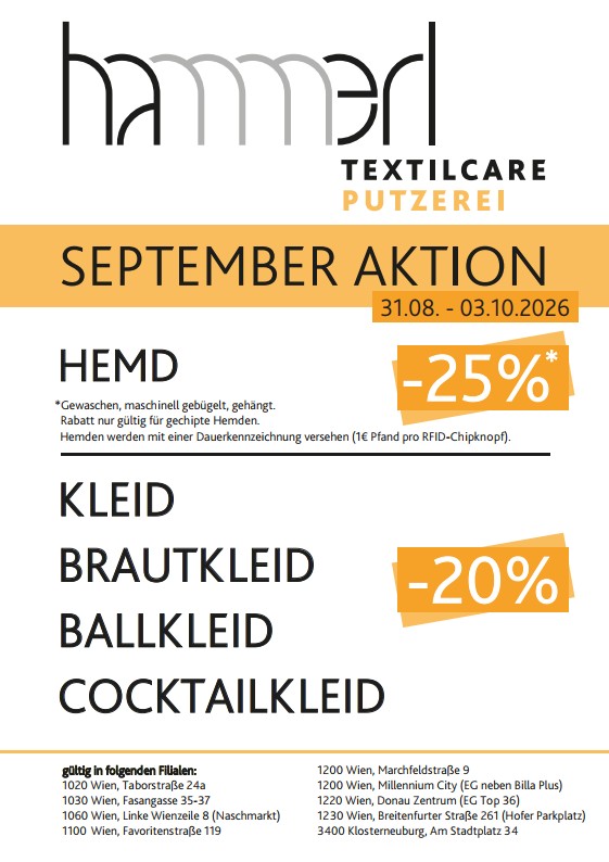 Bild 1 von Hammerl TextilCare (Putzerei/Textilreinigung)