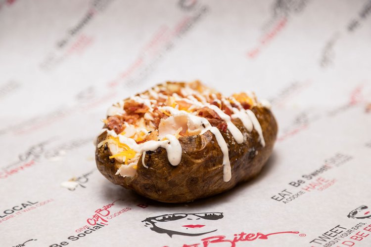 Grilled turkey breast, bacon, City Bites' ranch dressing, shredded cheddar & margarine.