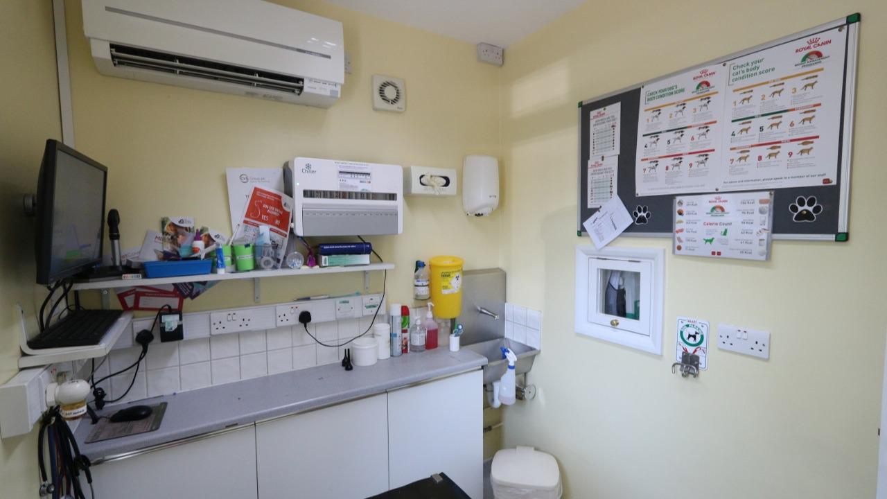 Consultation room at Arbury Road Vets Arbury Road Veterinary Surgery - Cambridge Cambridge 01223 361911