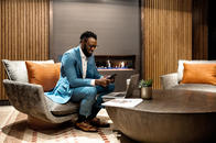 MODERN CHARM: Relish in cozy lobby spaces, whether you're working-from-home or looking to relax and unwind. MODERN CHARM: Relish in cozy lobby spaces, whether you're working-from-home or looking to relax and unwind.