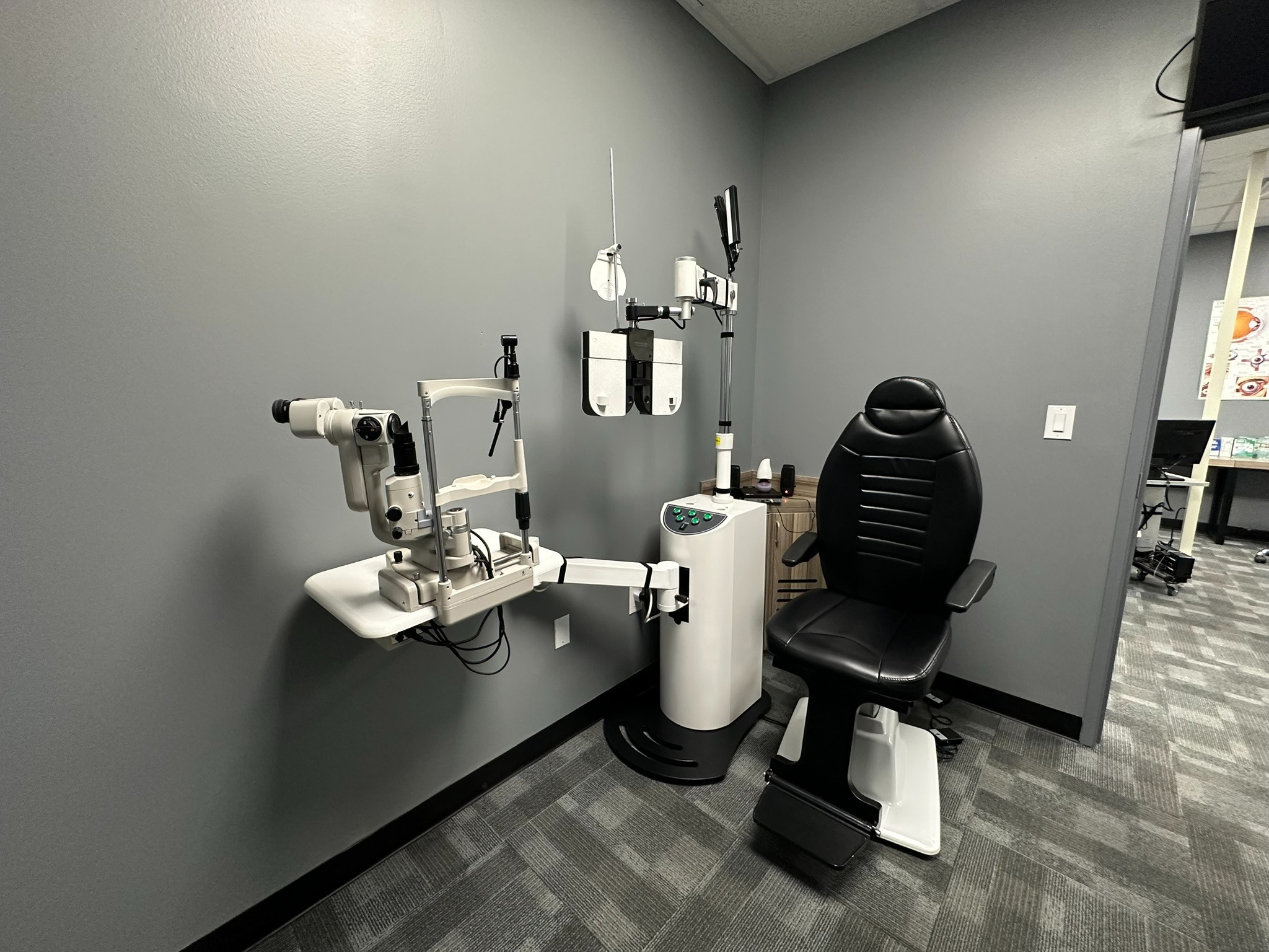 Eye Exam Equipment at Stanton Optical Store Carrollton TX 75006