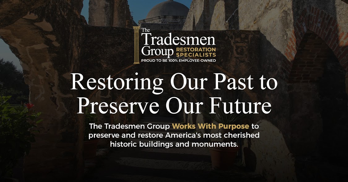 The Tradesmen Group LLC works with purpose to preserve and restore America's most cherished historic buildings and monuments.