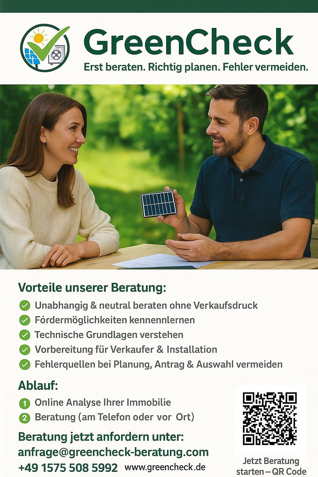 Bild 2 GreenCheck – Photovoltaik & Wärmepumpen-Beratung in Saarbrücken