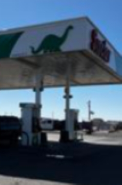 Sinclair Gas Station Fueling Island 