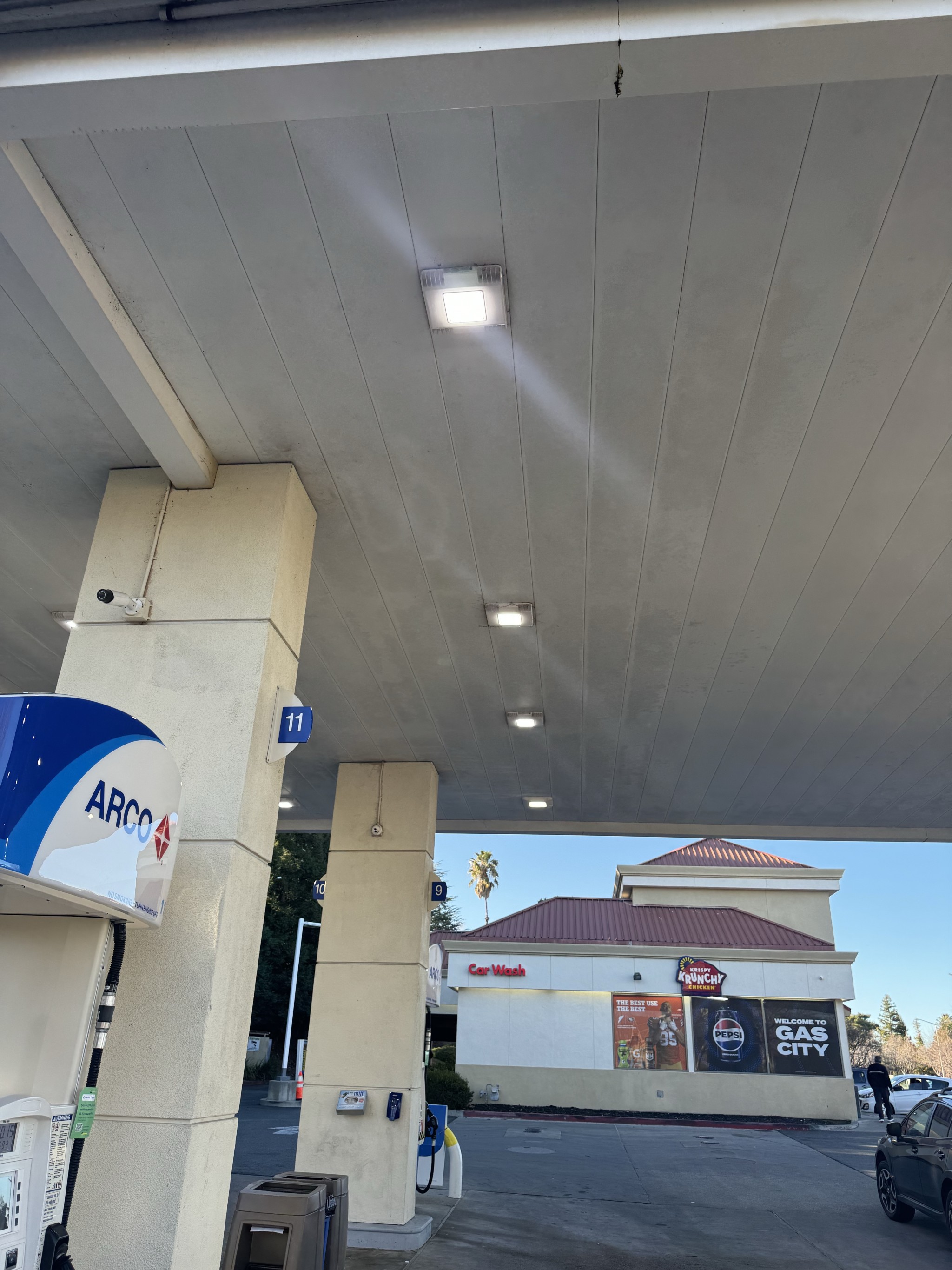 Arco Gas station lighting upgrade
