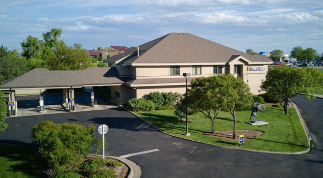 Greeley aerial shot