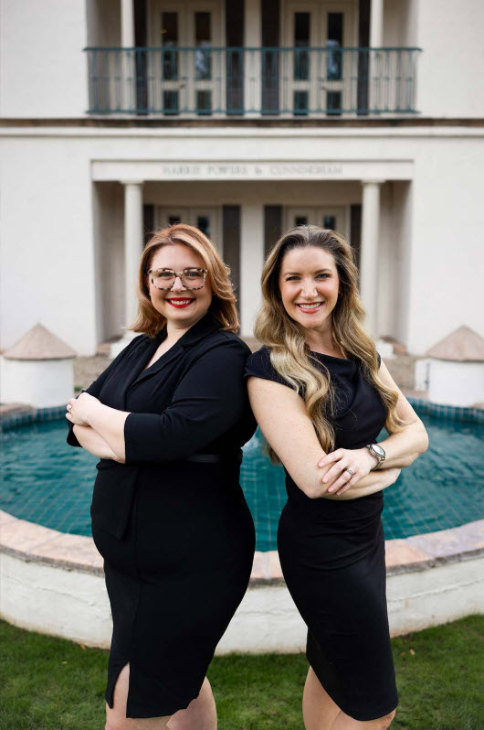 Attorneys Virginia K. Draus and Caitlyn E. Haitaian, birth injury attorneys in Arizona 