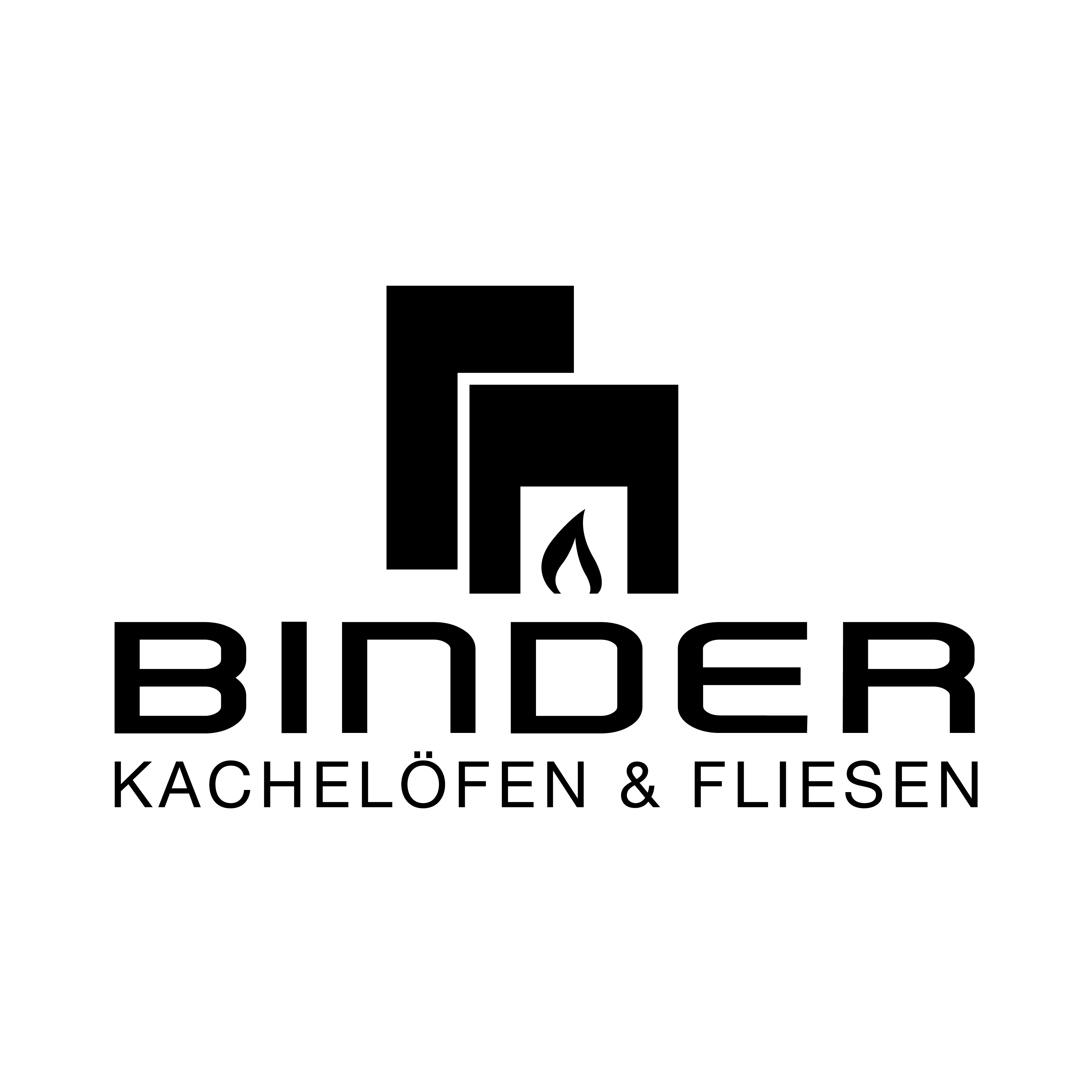 BINDER - Kachelöfen & Fliesen Logo