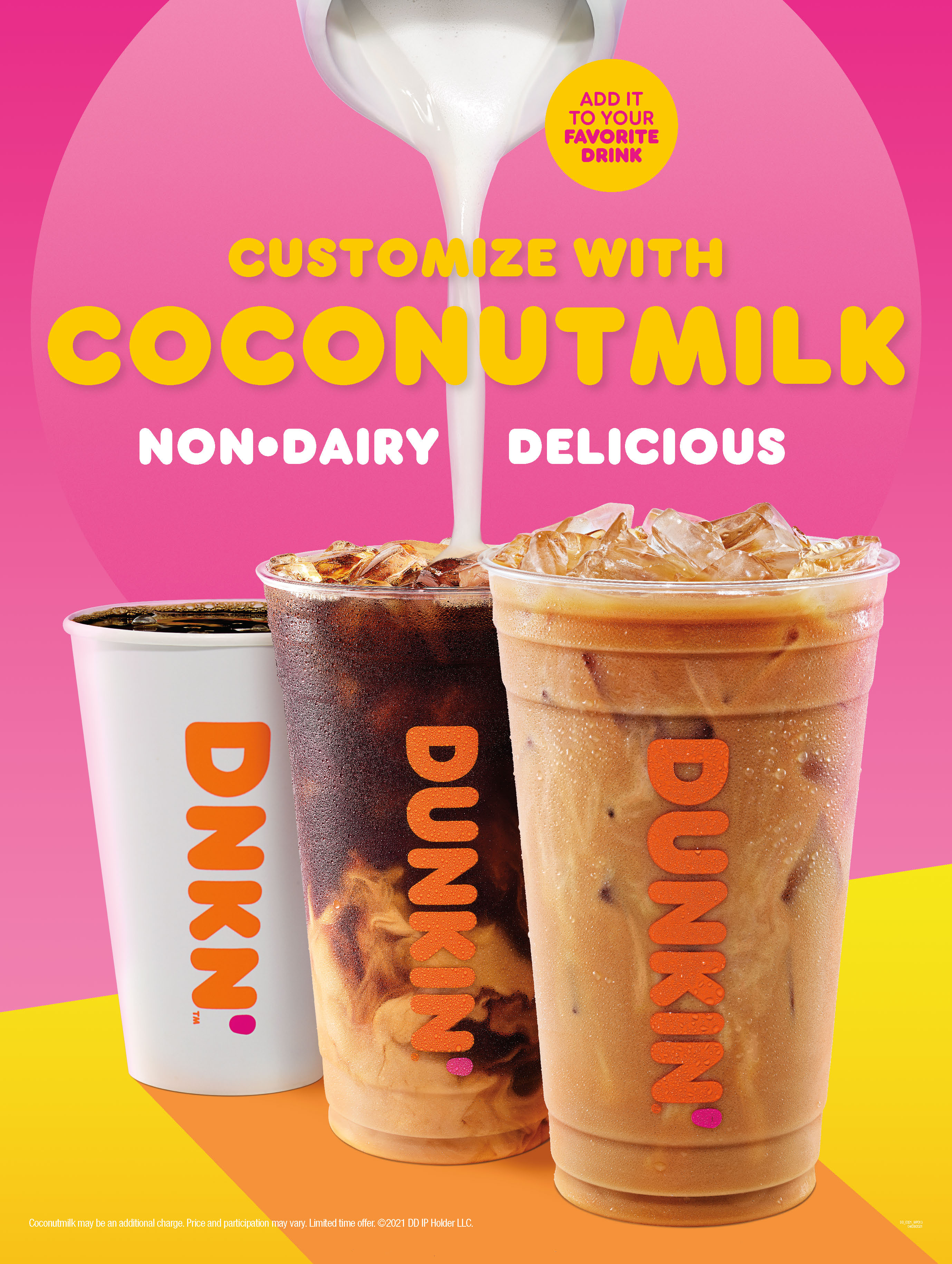 Dunkin' Coconutmilk Lineup