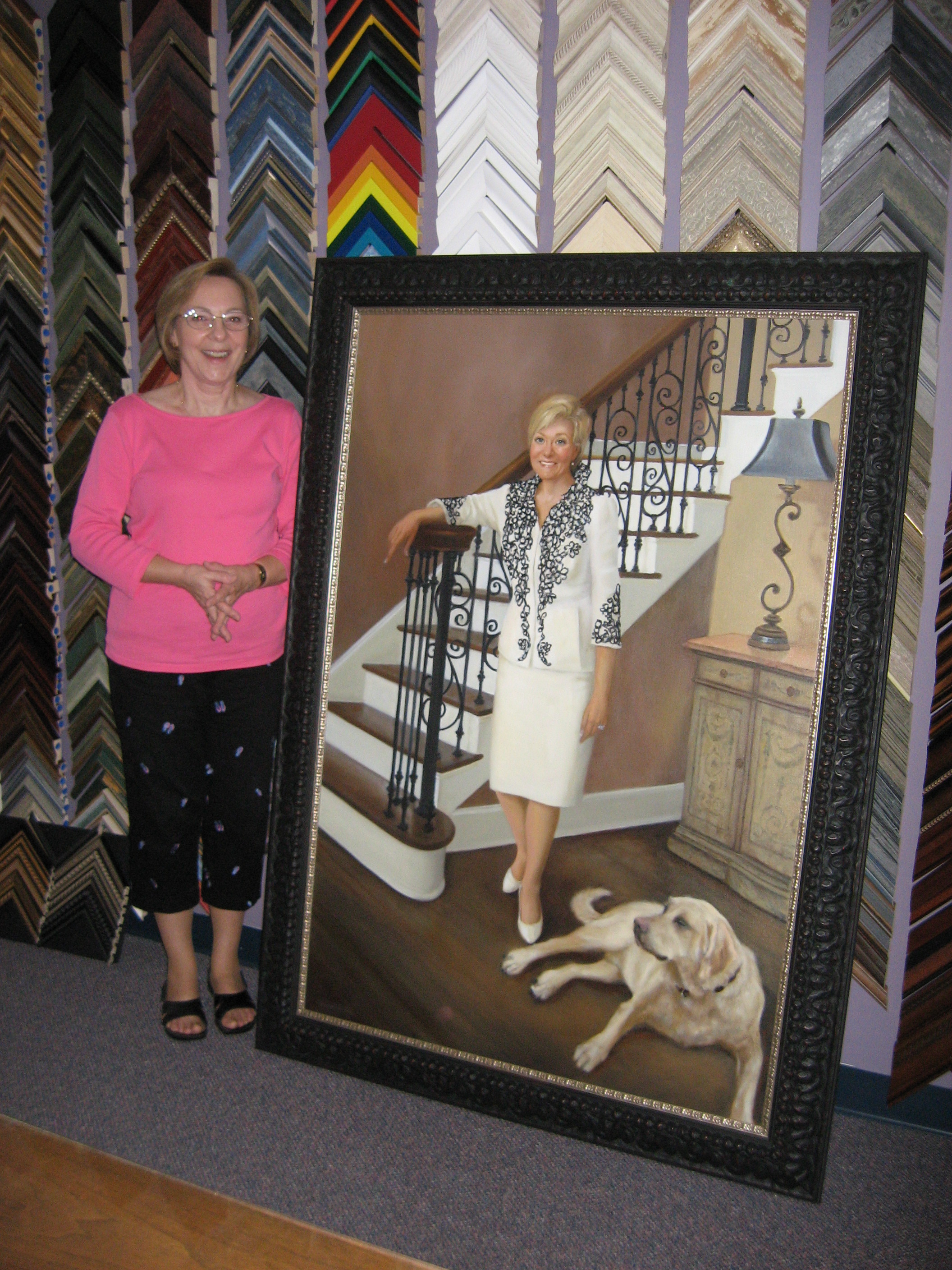 We frame canvases - any size!