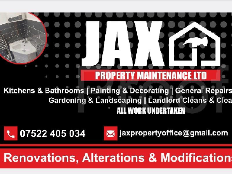 Jax Property Maintenance Ltd King's Lynn 07522 405034