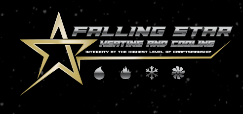 Falling Star Heating and cooling logo