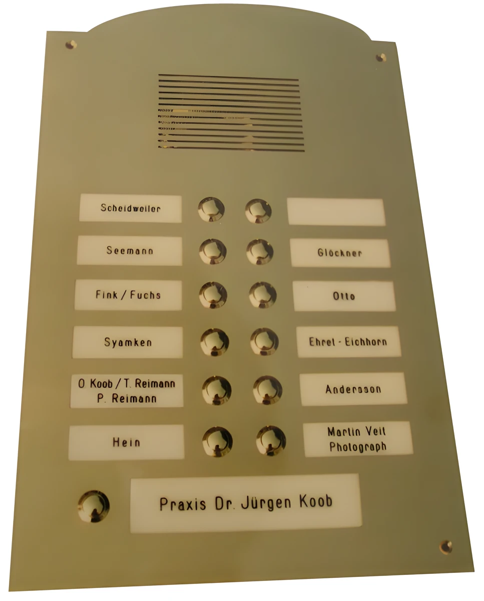 Messing Reinsdorf, Peter Reinsdorf Gürtlermeister, Klosterstr. 7 in Blankenburg