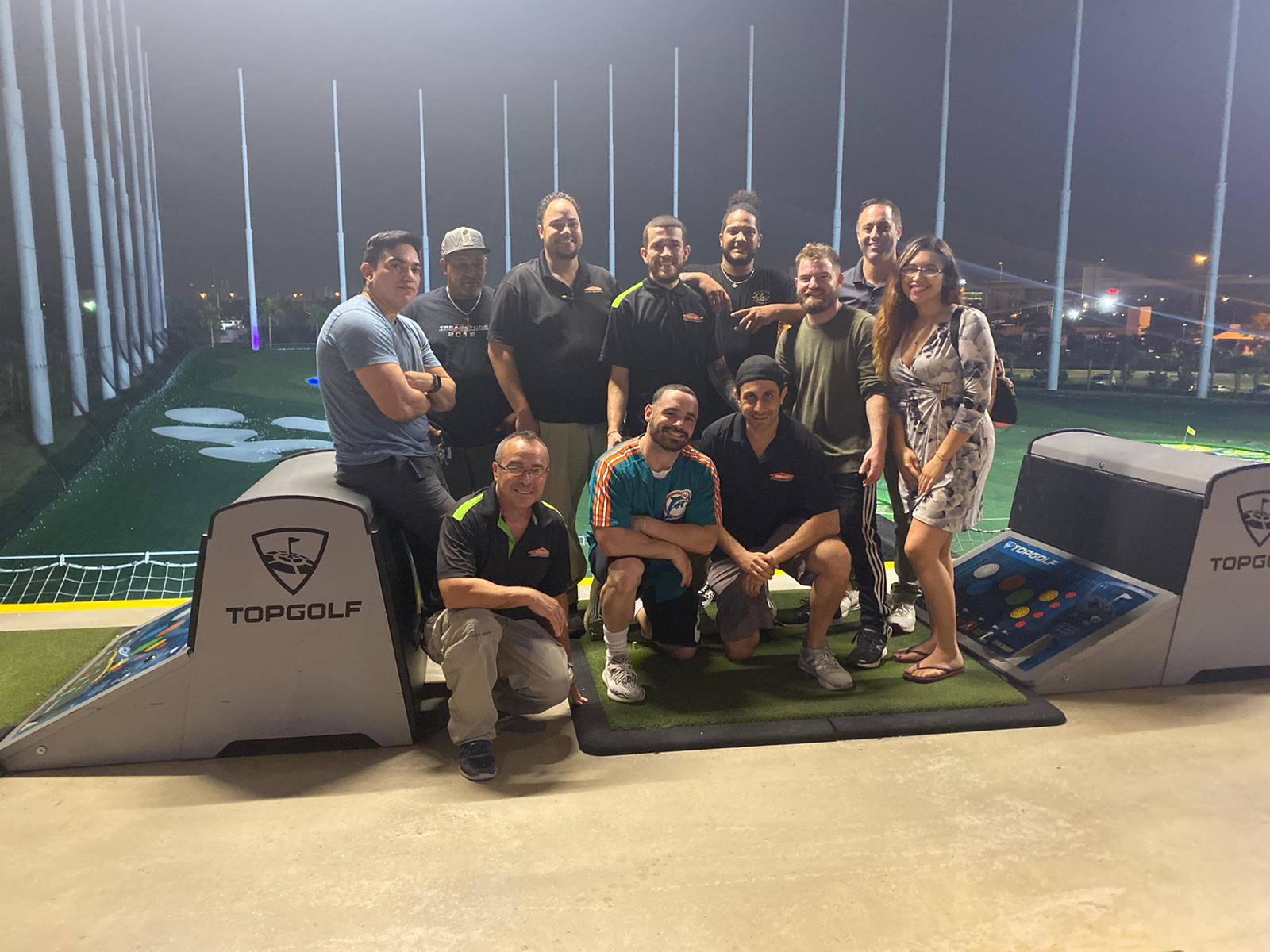 Office Holiday Party at Top Golf!