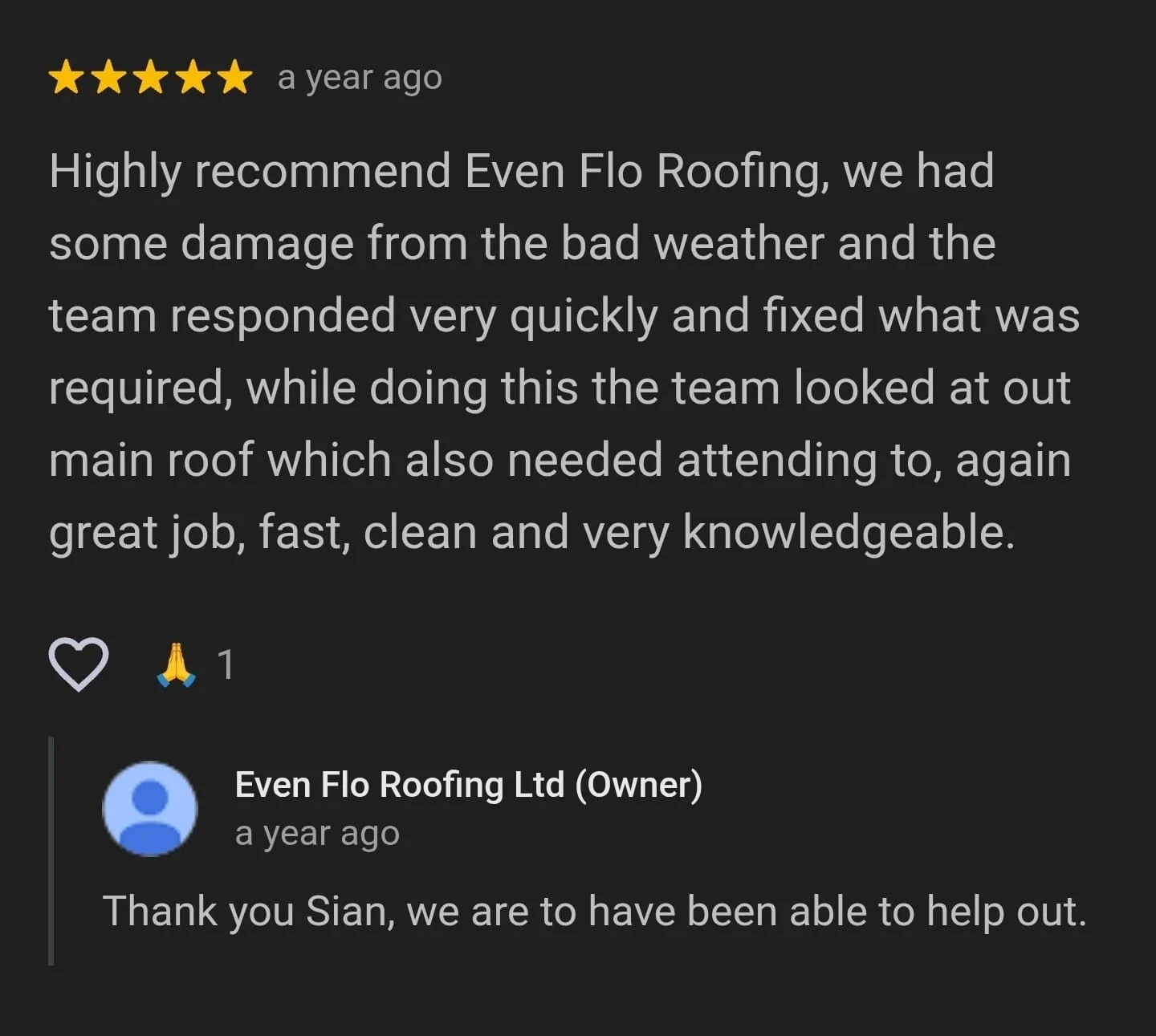 Images Even Flo Roofing Ltd