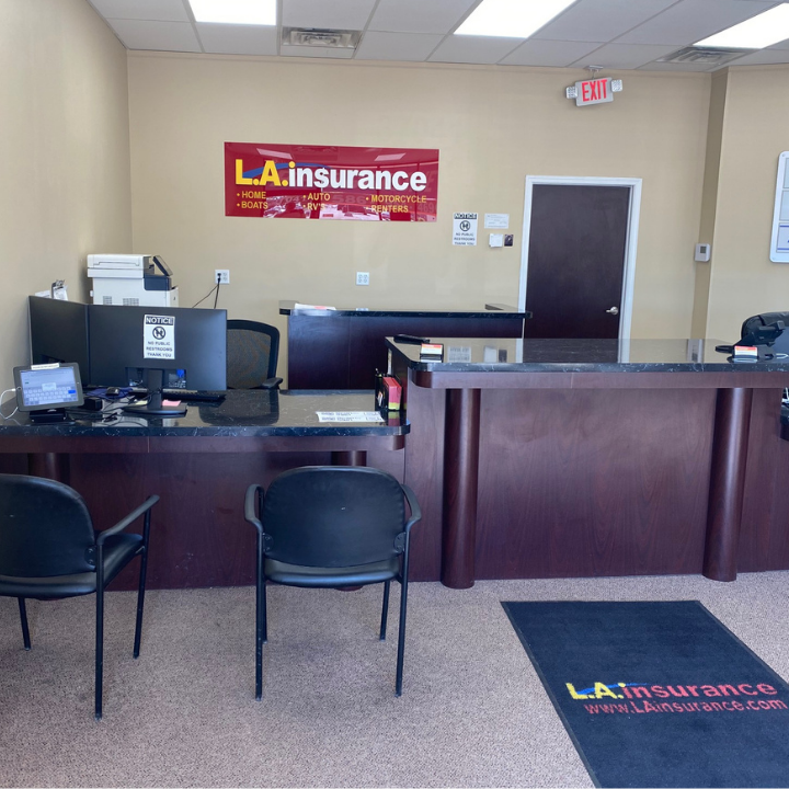 Interior of the L.A. Insurance located at 37041 Gratiot Ave in MI