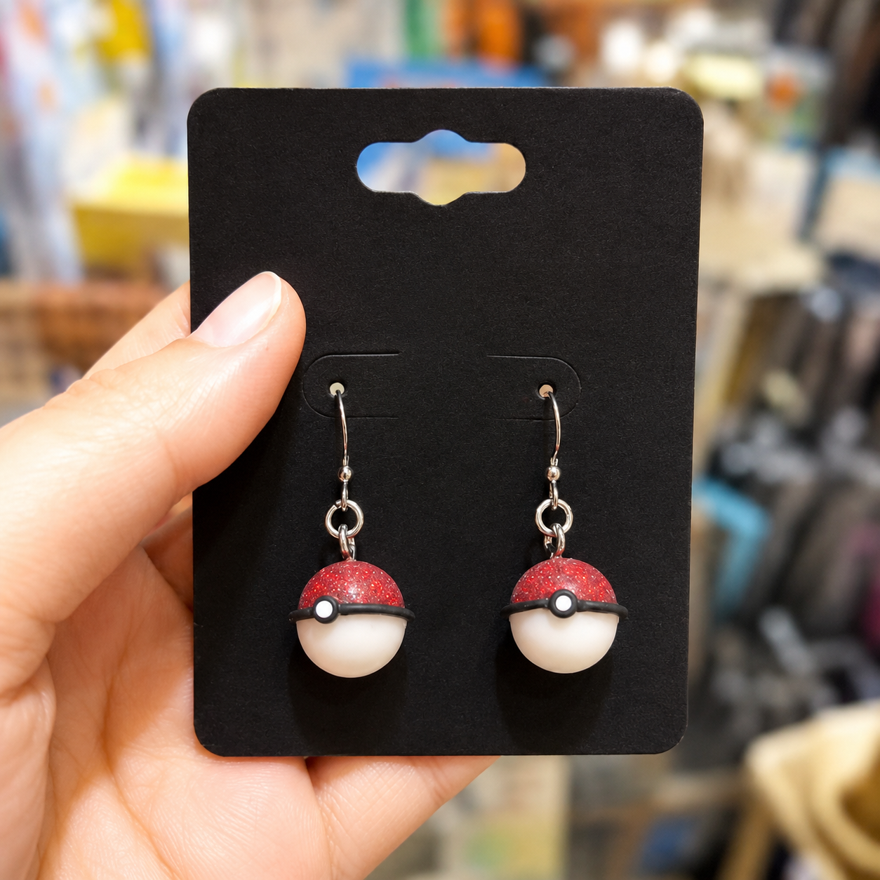 Character-inspired novelty earrings available at The Game Chest. 