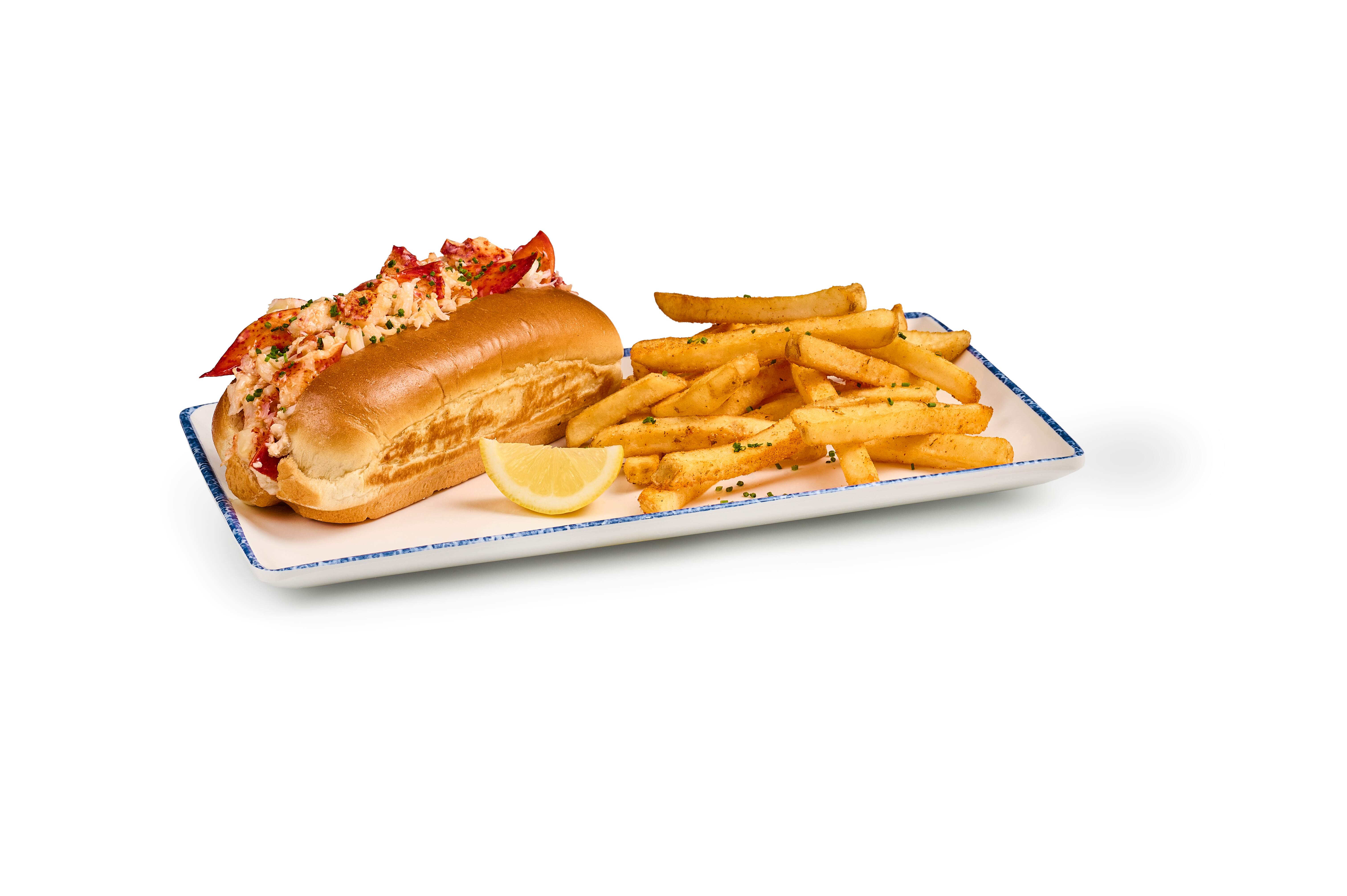 Lobster Roll with French Fries