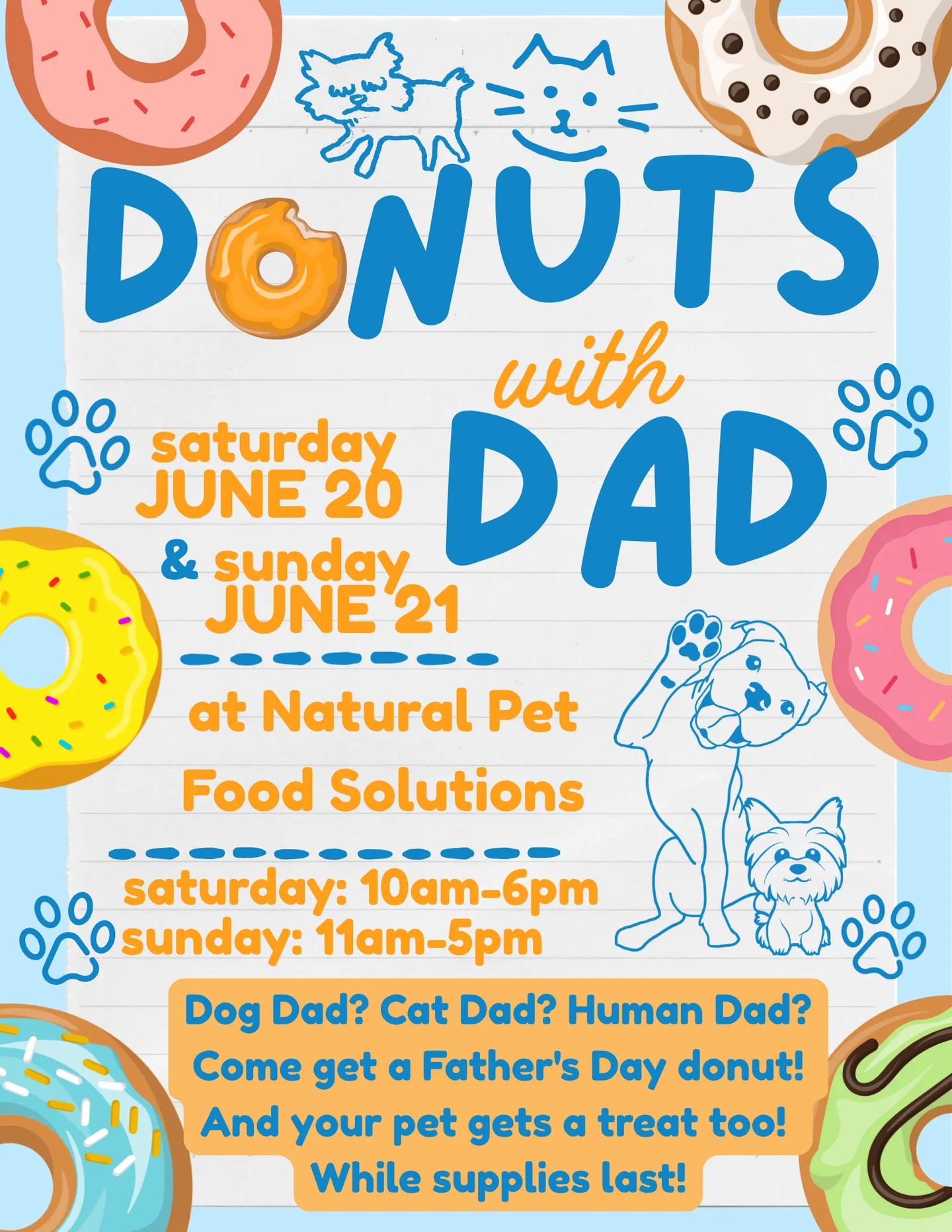 Image of Local Pet Event Donuts for Dads and Dogs! Nearby