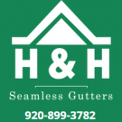 H & H Seamless Gutters Logo