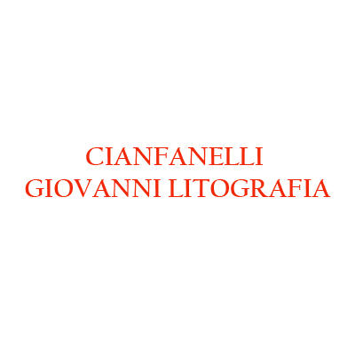 Cianfanelli Giovanni Litografia Logo