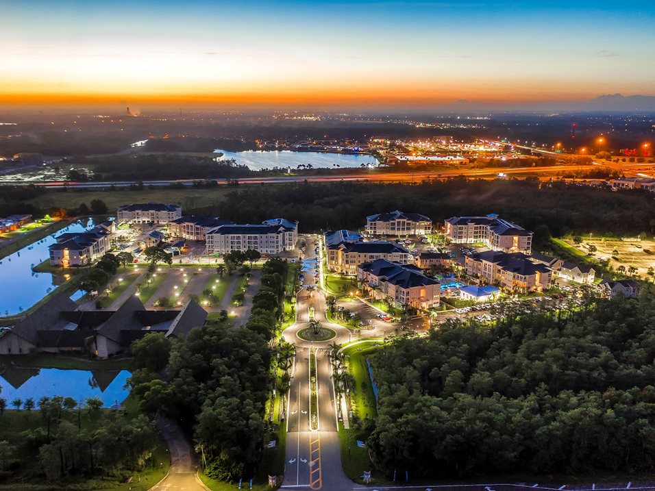 Night View  at The Edison Apartments