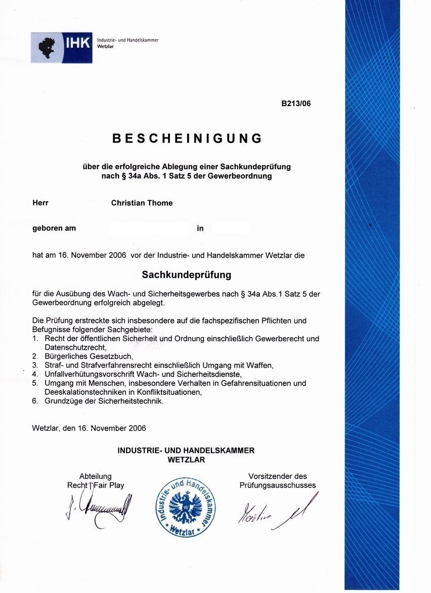 Detektei Thome, Theodor-Heuss-Allee 112 in Frankfurt am Main