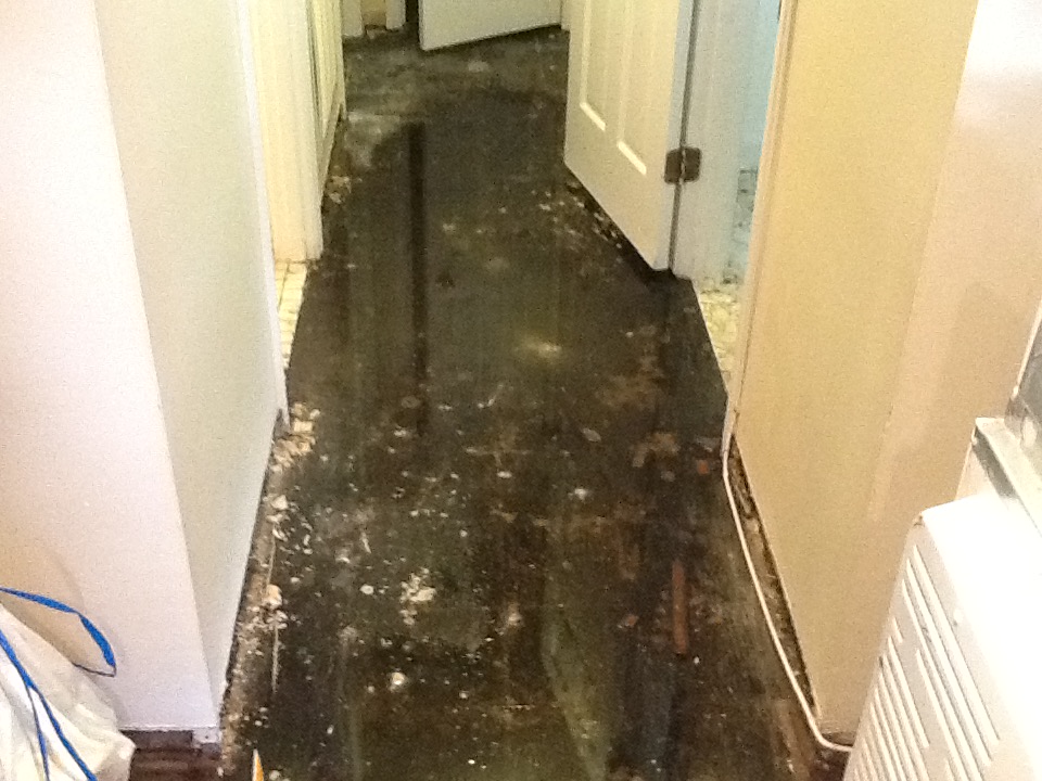 Responding to a water loss job.  SERVPRO