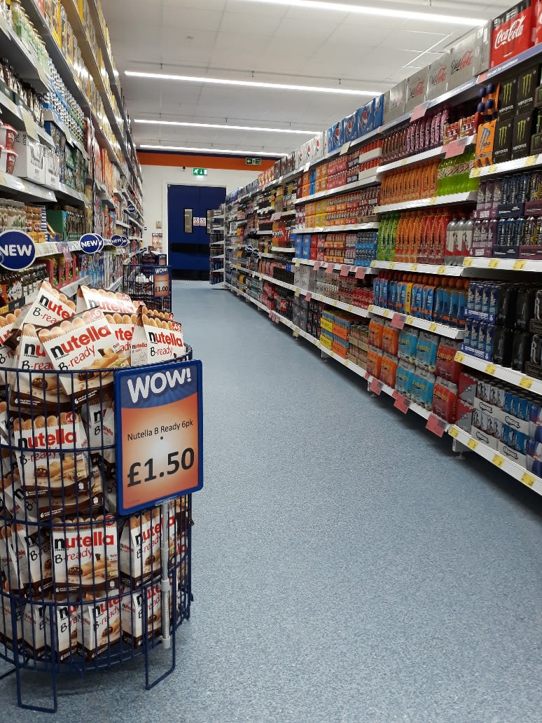 B&M's brand new store in Livingston stocks a wide range of grocery produce, including a mouth-watering drinks selection.