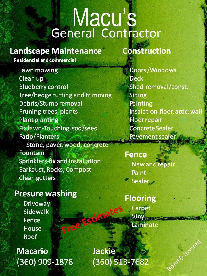 Macu S General Contractor