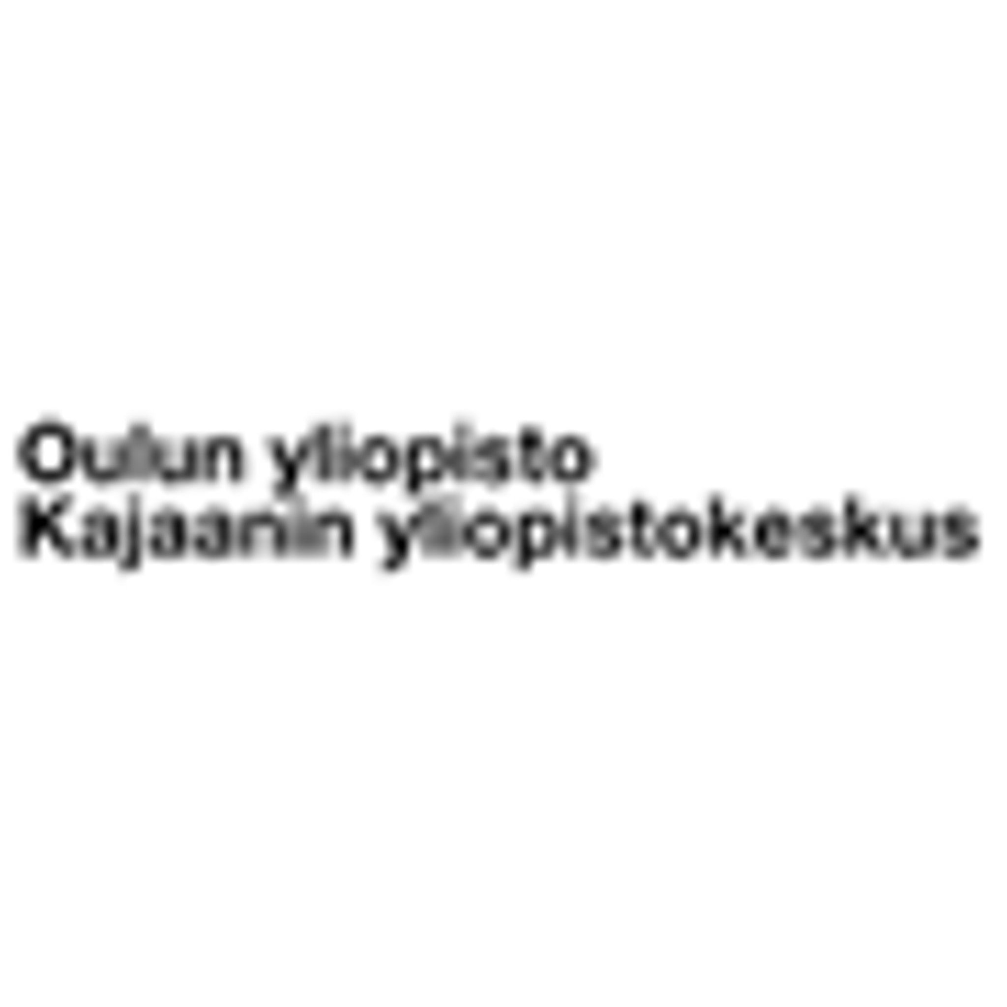 Oulun yliopisto Kajaanin yliopistokeskus Logo