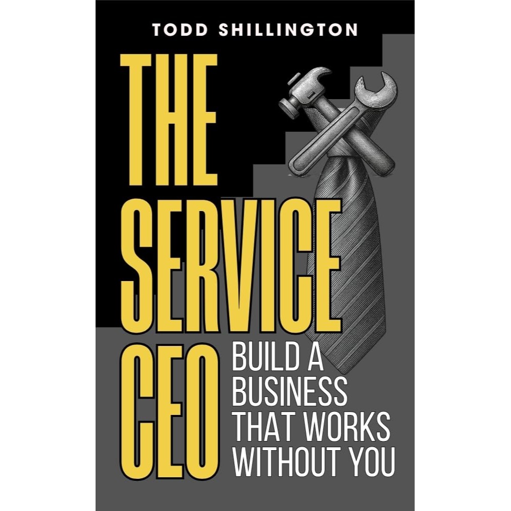 The Service CEO
Build a Business That Works Without You
You didn't start your business to become its busiest employee.
If you're a contractor or service business owner who feels trapped in the daily grind—constantly answering calls, solving problems, managing employees, and working long hours—you're not alone. Many business owners unknowingly create a job for themselves instead of building a business that can thrive without them. Available on Amazon: https://www.amazon.com/dp/B0HDKGJ54Y