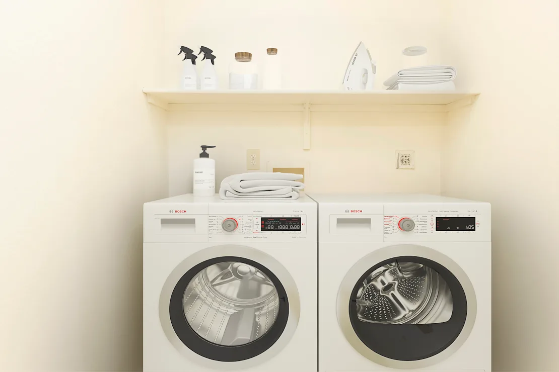 washing machines at Crosspoint Oaks at Boerne, Texas