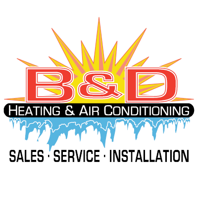 B & D Heating and Air Conditioning Logo