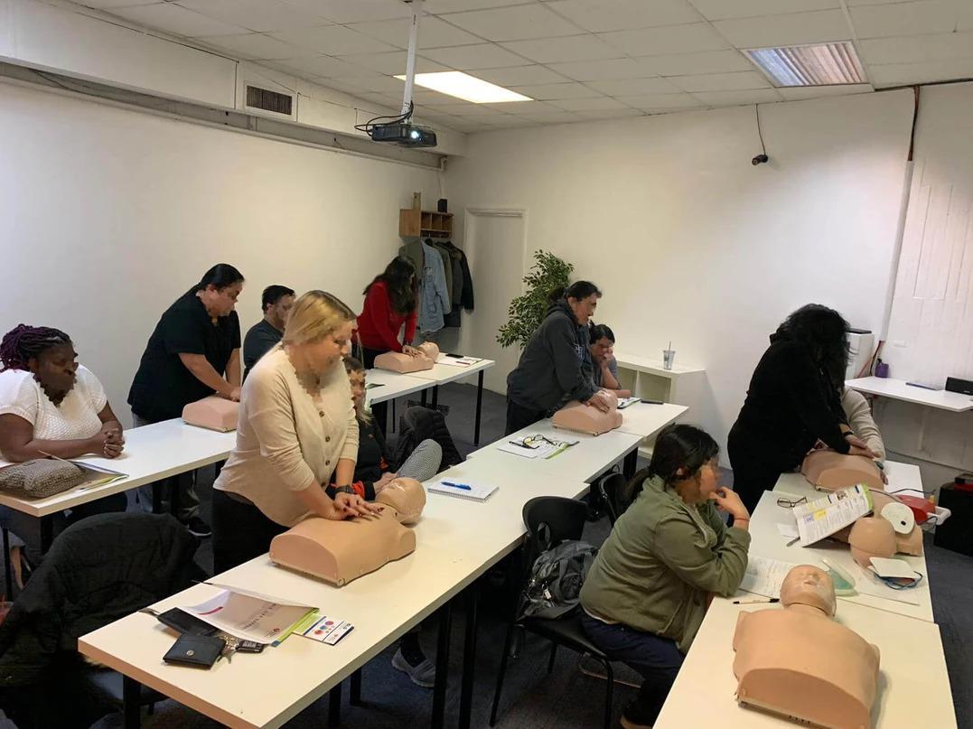 Health Force Training Center class on ACLS, BLS, CPR and First Aid