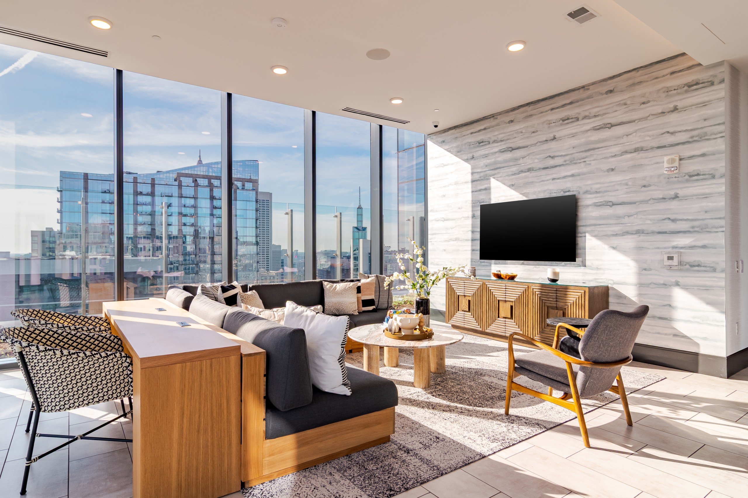 Pool Lounge Area at 903 Peachtree Apartments in Atlanta, GA 30309 