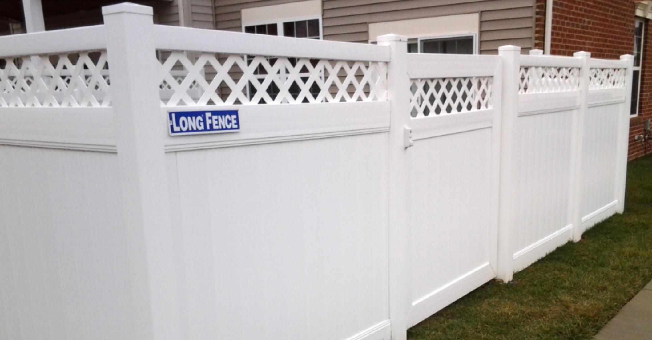 Residential Vinyl Privacy Fence