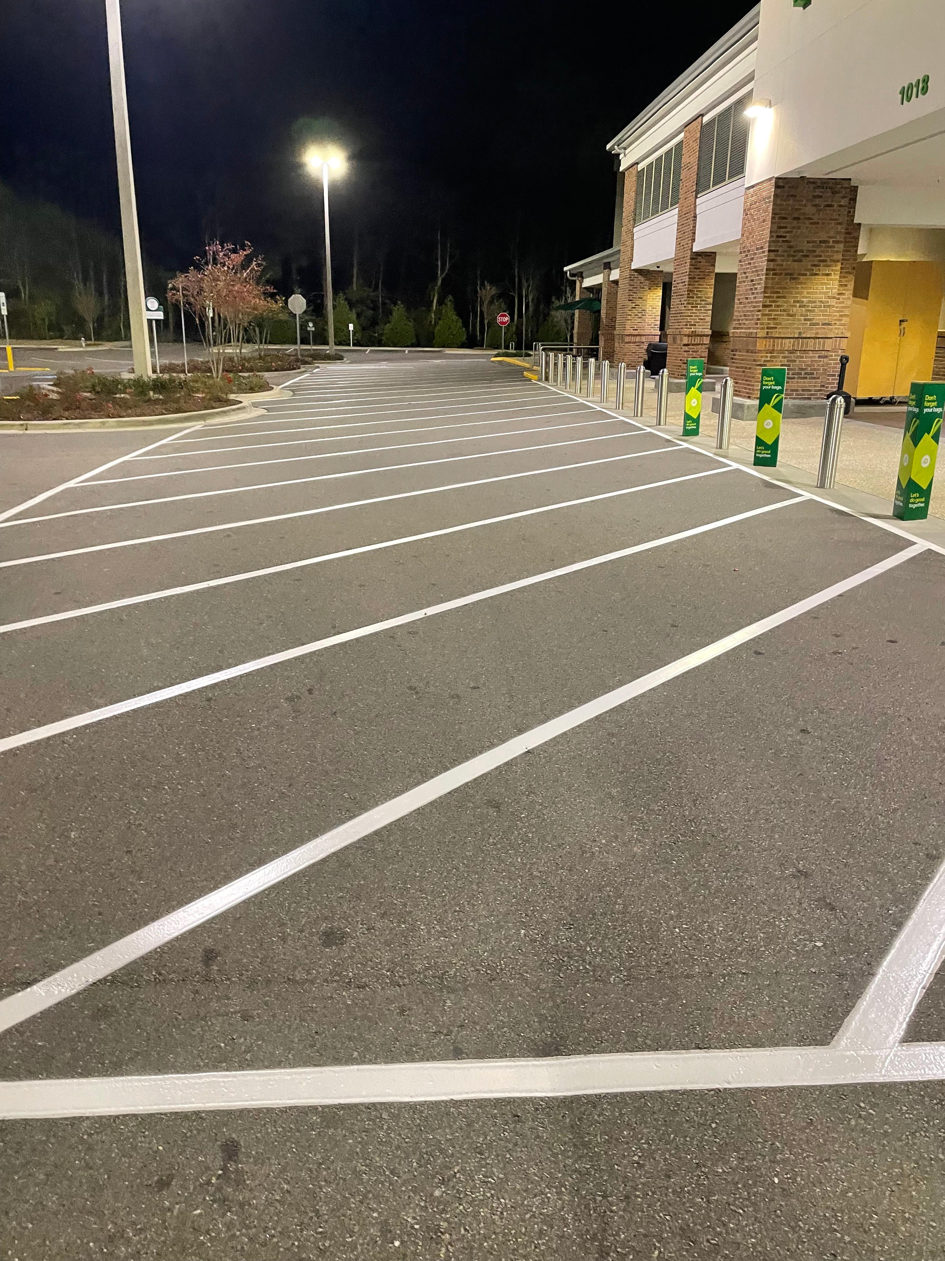 Image of Parking Lot Striping by  G-FORCE Charlotte NC
