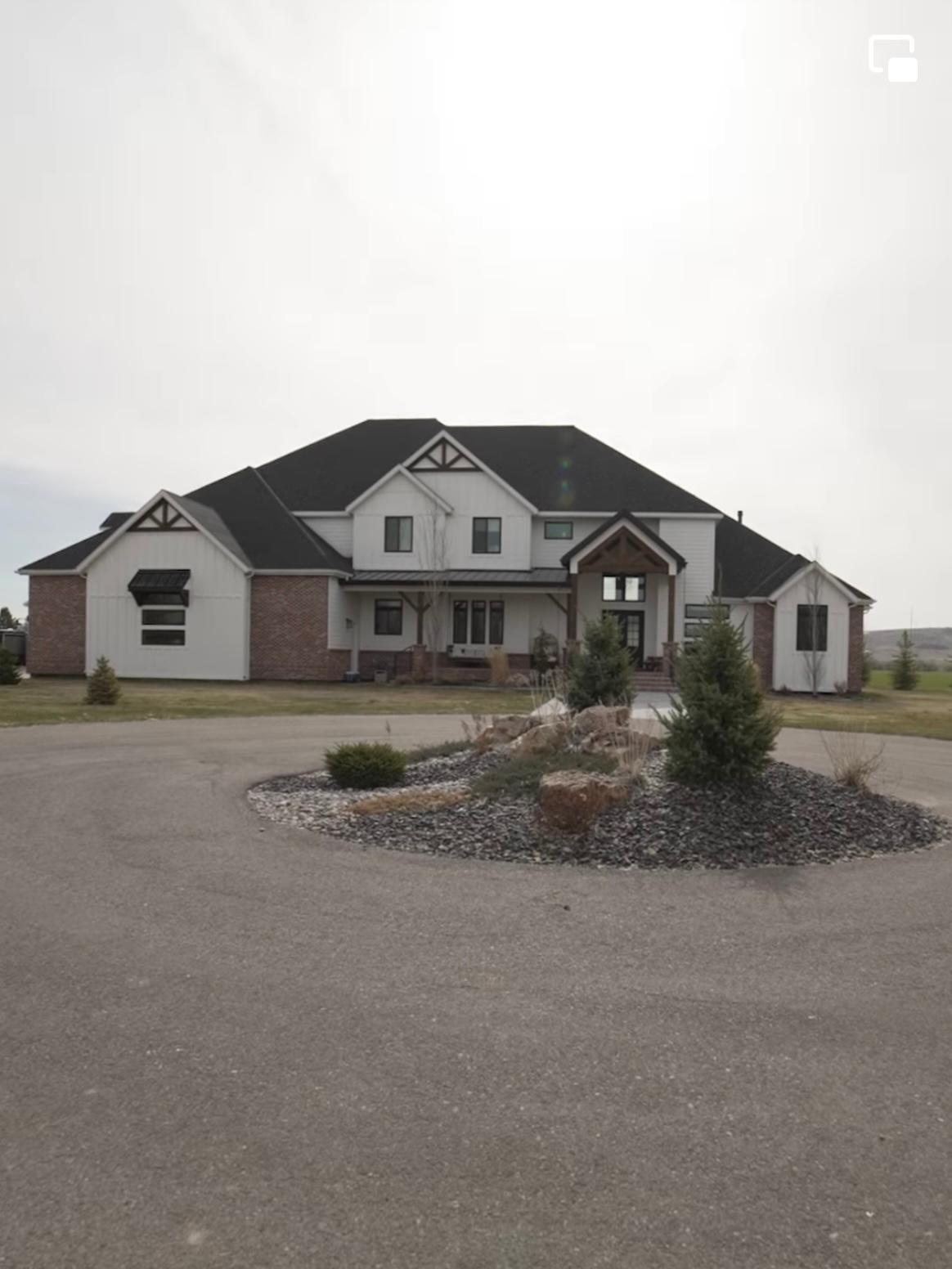 New home with several exterior upgrades