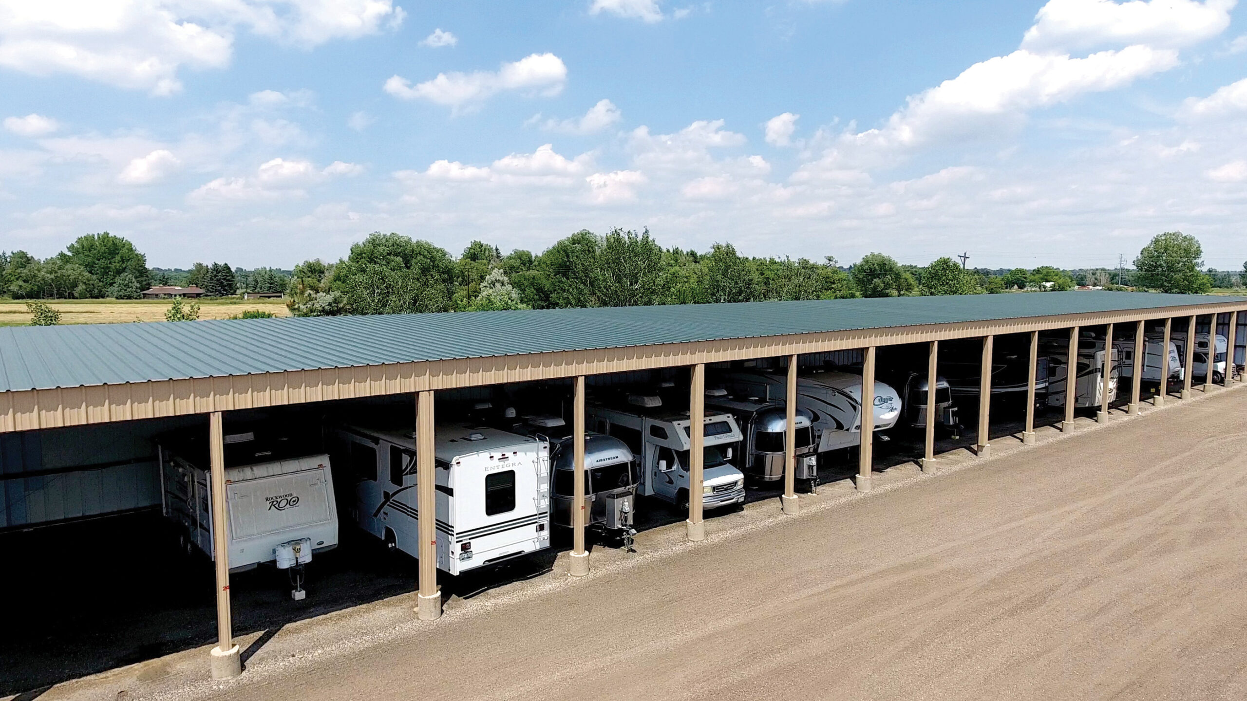 Boat storage facility near Boulder, CO