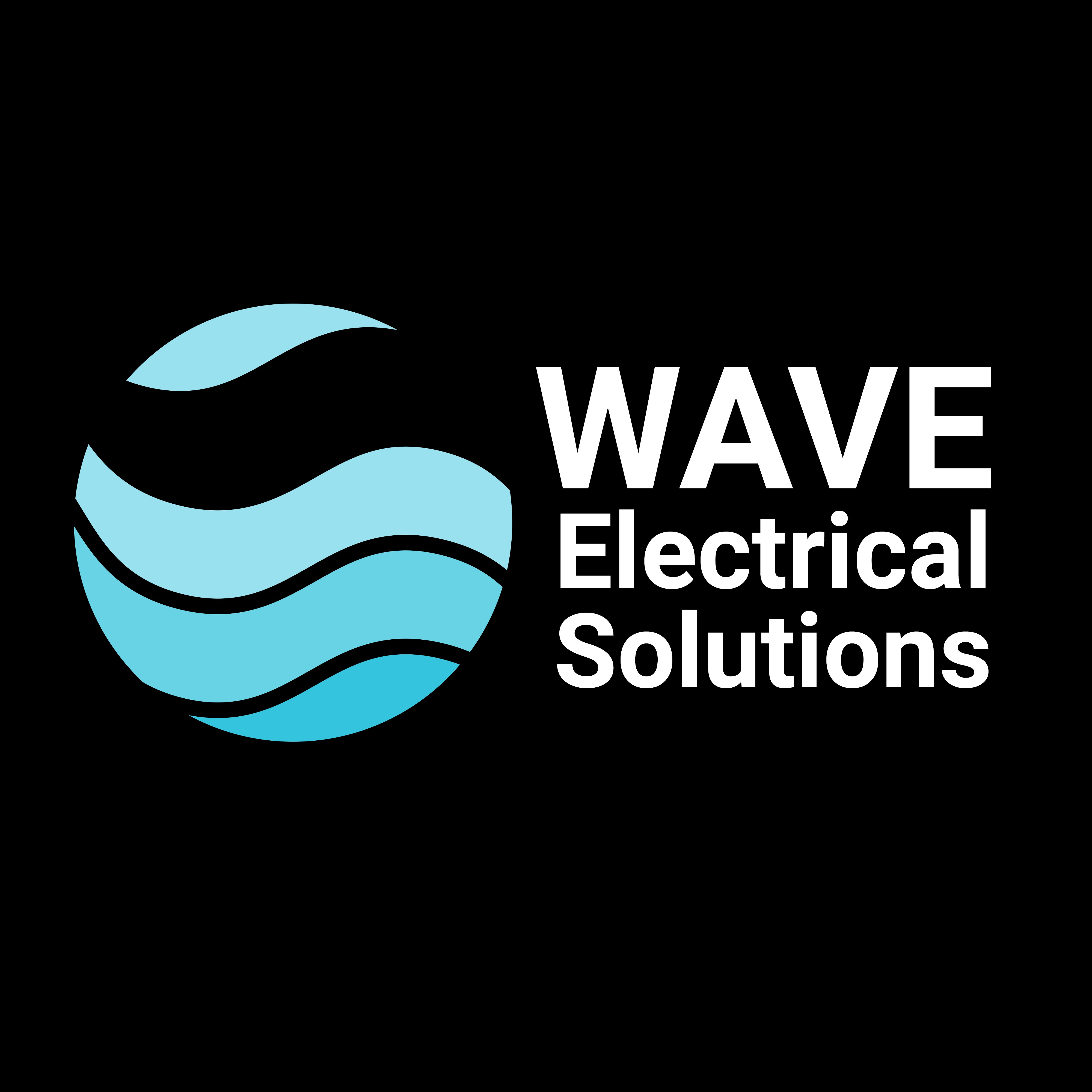 Wave Electrical Solutions Graphical Logo Wave Electrical Solutions Ltd Newquay 07441 114466