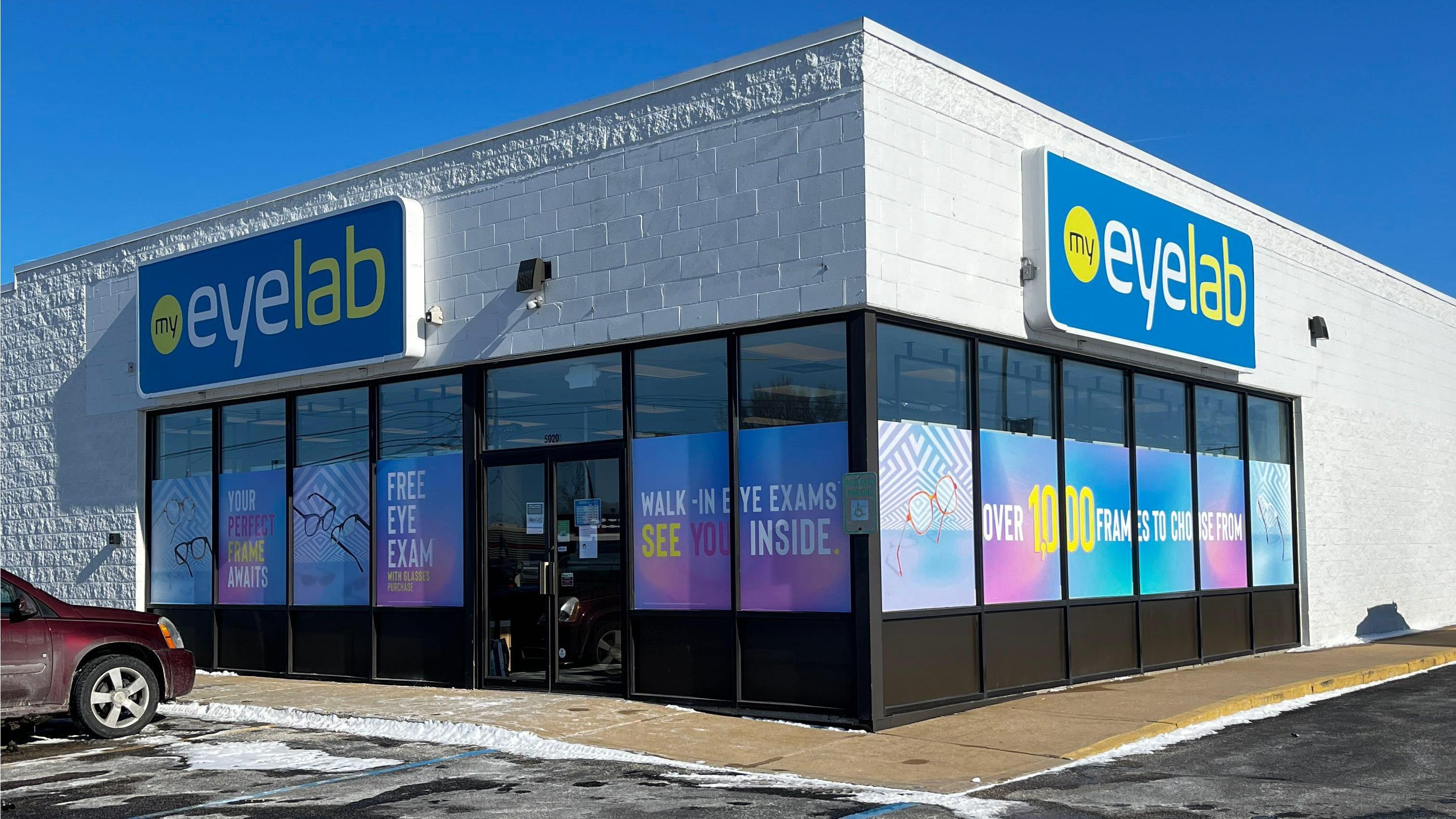 Storefront at My Eyelab optical store in Saginaw, MI 48604
