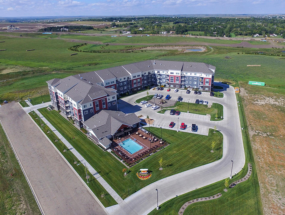 Aerial View Of Sundance Apartments