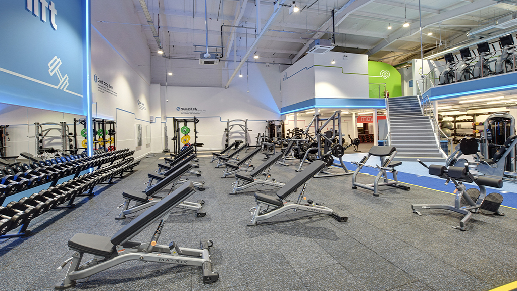 Free Weight Area The Gym Group Great Yarmouth Great Yarmouth 03003 034800