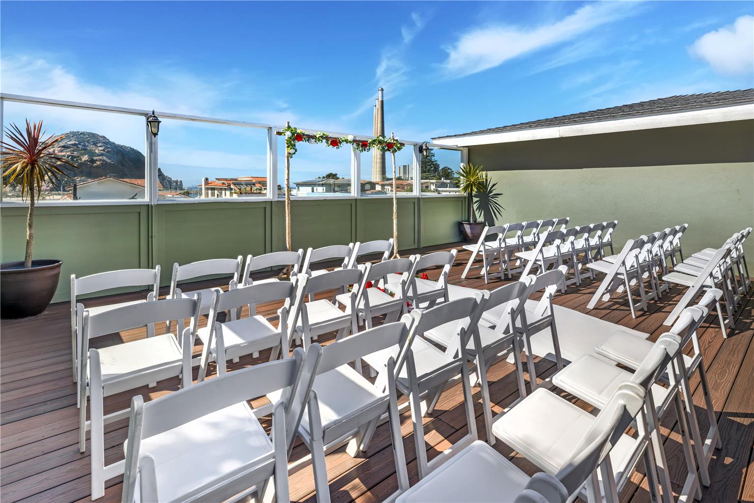 BW morro bay ca rooftop wedding