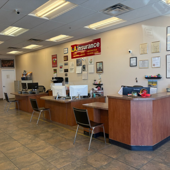 Interior of the L.A. Insurance located at 1656 West Valencia Rd. in AZ