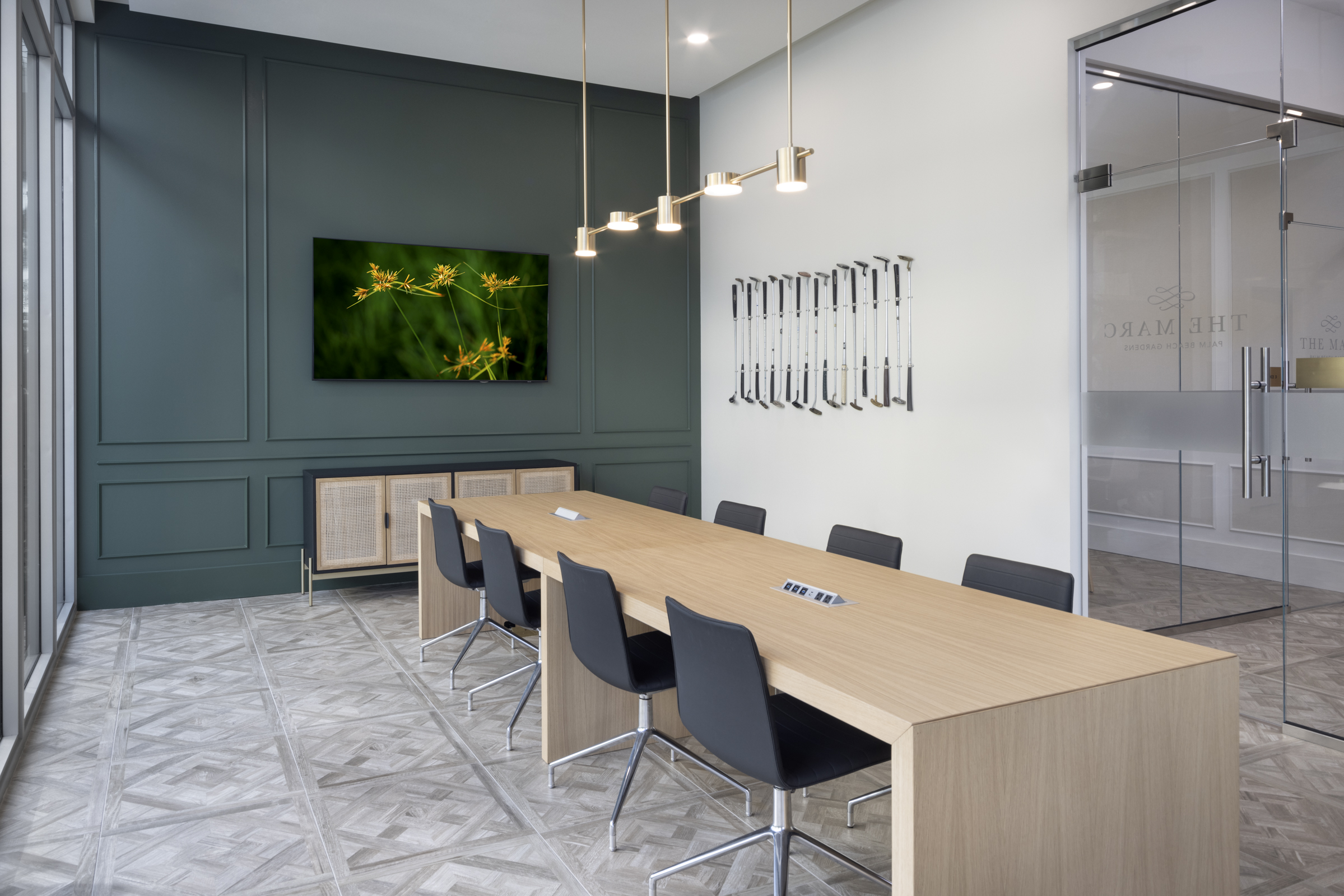 Conference Room at The Marc Luxury Apartments in Palm Beach Gardens FL