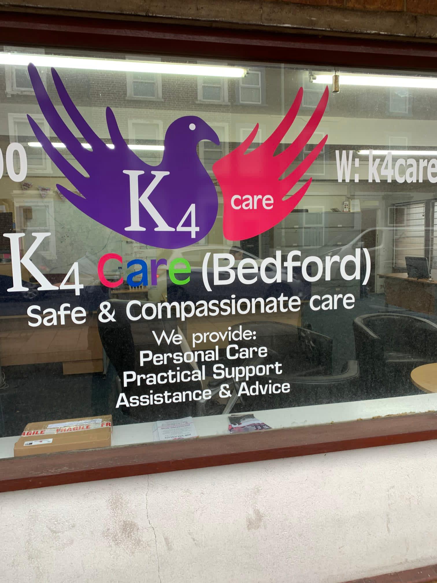 K4 Care Bedford Ltd Bedford 01234 272800